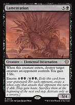 Glossy Finish Lorwyn Eclipsed Commander Lamentation ( #10 )