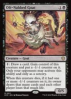 Glossy Finish Lorwyn Eclipsed Commander Oft-Nabbed Goat ( #11 )