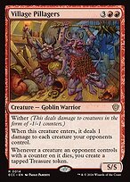 Glossy Finish Lorwyn Eclipsed Commander Village Pillagers ( #14 )