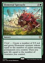 Glossy Finish Lorwyn Eclipsed Commander Elemental Spectacle ( #15 )