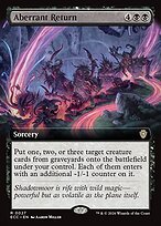 Glossy Finish Lorwyn Eclipsed Commander Aberrant Return ( #27 )
