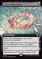 Glossy Finish Lorwyn Eclipsed Commander Grave Venerations ( #29 )