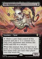 Glossy Finish Lorwyn Eclipsed Commander Oft-Nabbed Goat ( #31 )
