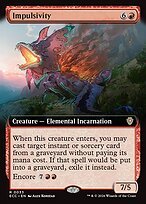 Glossy Finish Lorwyn Eclipsed Commander Impulsivity ( #33 )