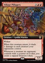 Glossy Finish Lorwyn Eclipsed Commander Village Pillagers ( #34 )