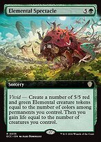 Glossy Finish Lorwyn Eclipsed Commander Elemental Spectacle ( #35 )