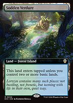 Glossy Finish Lorwyn Eclipsed Commander Sodden Verdure ( #44 )