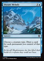 Glossy Finish Lorwyn Eclipsed Commander Distant Melody ( #45 )