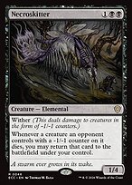 Glossy Finish Lorwyn Eclipsed Commander Necroskitter ( #48 )