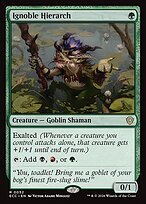 Glossy Finish Lorwyn Eclipsed Commander Ignoble Hierarch ( #52 )