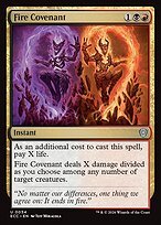 Glossy Finish Lorwyn Eclipsed Commander Fire Covenant ( #54 )
