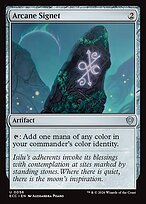 Glossy Finish Lorwyn Eclipsed Commander Arcane Signet ( #56 )