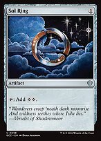 Glossy Finish Lorwyn Eclipsed Commander Sol Ring ( #58 )