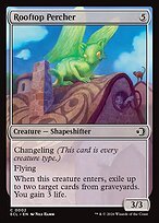 Glossy Finish Lorwyn Eclipsed Rooftop Percher ( #2 )