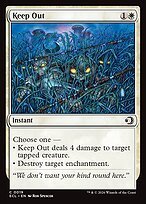 Glossy Finish Lorwyn Eclipsed Keep Out ( #19 )