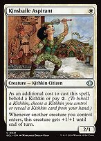 Glossy Finish Lorwyn Eclipsed Kinsbaile Aspirant ( #21 )