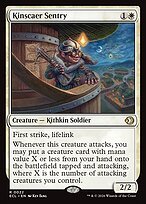 Glossy Finish Lorwyn Eclipsed Kinscaer Sentry ( #22 )