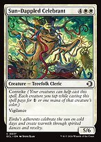 Glossy Finish Lorwyn Eclipsed Sun-Dappled Celebrant ( #37 )