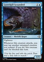 Glossy Finish Lorwyn Eclipsed Gravelgill Scoundrel ( #53 )