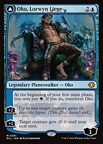 Glossy Finish Lorwyn Eclipsed Oko, Lorwyn Liege // Oko, Shadowmoor Scion ( #61 )