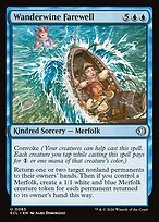 Glossy Finish Lorwyn Eclipsed Wanderwine Farewell ( #83 )