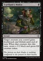 Glossy Finish Lorwyn Eclipsed Scarblade's Malice ( #119 )
