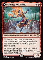 Glossy Finish Lorwyn Eclipsed Ashling, Rekindled // Ashling, Rimebound ( #124 )