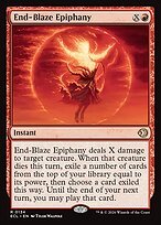 Glossy Finish Lorwyn Eclipsed End-Blaze Epiphany ( #134 )