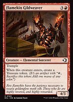 Glossy Finish Lorwyn Eclipsed Flamekin Gildweaver ( #140 )
