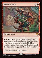 Glossy Finish Lorwyn Eclipsed Meek Attack ( #151 )