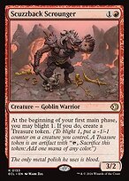 Glossy Finish Lorwyn Eclipsed Scuzzback Scrounger ( #153 )