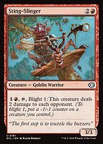 Glossy Finish Lorwyn Eclipsed Sting-Slinger ( #161 )