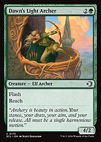 Glossy Finish Lorwyn Eclipsed Dawn's Light Archer ( #174 )