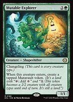 Glossy Finish Lorwyn Eclipsed Mutable Explorer ( #186 )