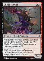 Glossy Finish Lorwyn Eclipsed Chaos Spewer ( #210 )