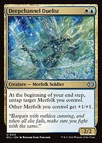 Glossy Finish Lorwyn Eclipsed Deepchannel Duelist ( #213 )