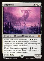 Glossy Finish Lorwyn Eclipsed Emptiness ( #222 )