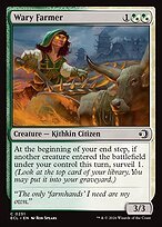 Glossy Finish Lorwyn Eclipsed Wary Farmer ( #251 )