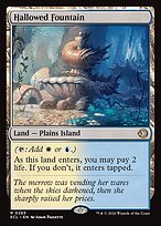 Glossy Finish Lorwyn Eclipsed Hallowed Fountain ( #265 )
