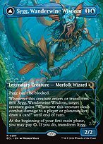 Glossy Finish Lorwyn Eclipsed Sygg, Wanderwine Wisdom // Sygg, Wanderbrine Shield ( #288 )