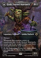 Glossy Finish Lorwyn Eclipsed Grub, Storied Matriarch // Grub, Notorious Auntie ( #289 )