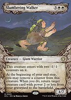 Glossy Finish Lorwyn Eclipsed Slumbering Walker ( #302 )