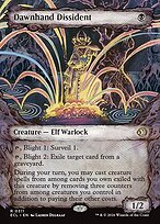 Glossy Finish Lorwyn Eclipsed Dawnhand Dissident ( #311 )