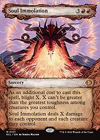 Glossy Finish Lorwyn Eclipsed Soul Immolation ( #321 )