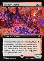 Glossy Finish Lorwyn Eclipsed Shadow Urchin ( #379 )