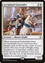 Matte Finish Throne of Eldraine Acclaimed Contender ( #1 )
