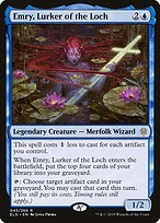 Matte Finish Throne of Eldraine Emry, Lurker of the Loch ( #43 )