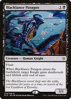 Matte Finish Throne of Eldraine Blacklance Paragon ( #79 )