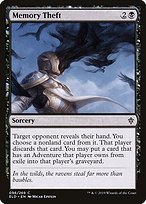 Matte Finish Throne of Eldraine Memory Theft ( #96 )