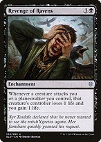 Matte Finish Throne of Eldraine Revenge of Ravens ( #104 )